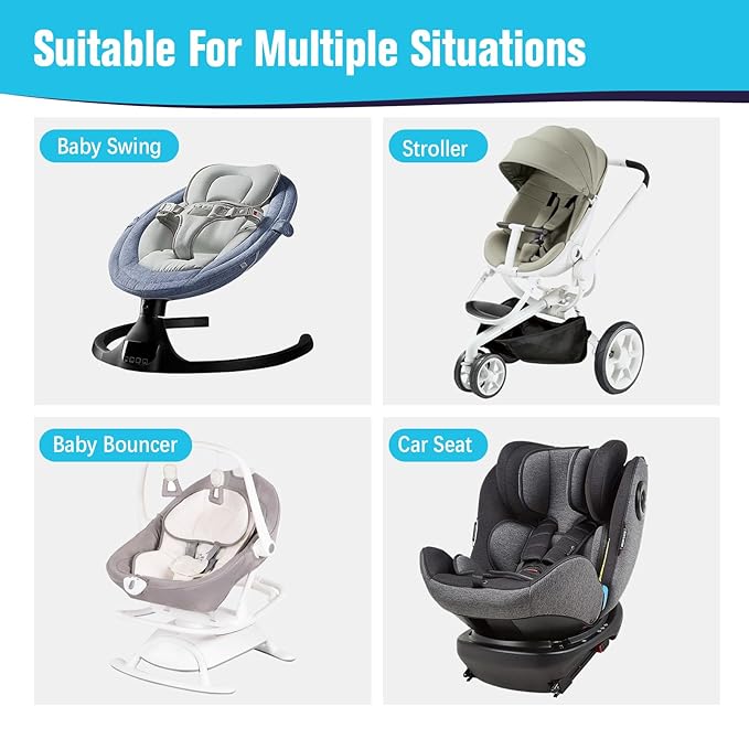 KAKIBLIN Baby Neck Pillow, Baby Support Travek Pillow,Upgraded Neck Pillows for Car Seat,Head and Neck Support Pillow for Car Seat, Pushchair(Unicorn)