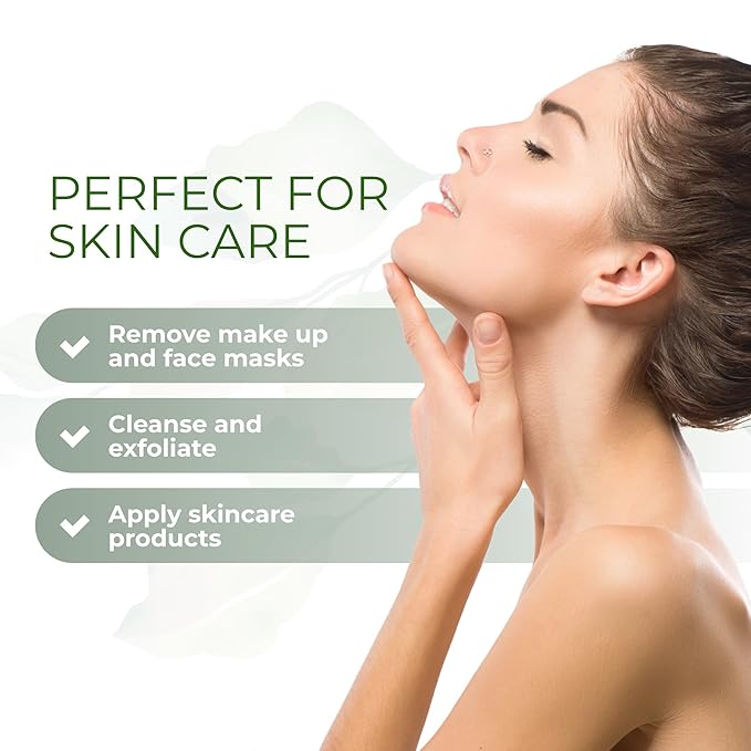 Clean Towels for Face XL, Disposable Ultrasoft Clean Skin Towels for All Skin Types, Makeup Remover & Facial Cleansing Wipes, Gentle On Skin, 50Ct