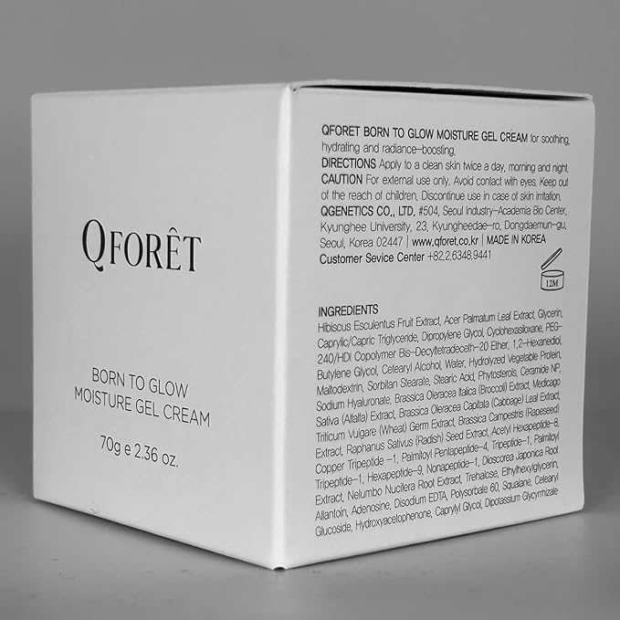 Hydrating Gel Cream | Lightweight Vegan Moisturizer for Sensitive, Blemish-Prone Skin | Plant Mucin (Snail Alternative) for a Healthy Glow | Fast-Absorbing & Non-Greasy, 2.36oz