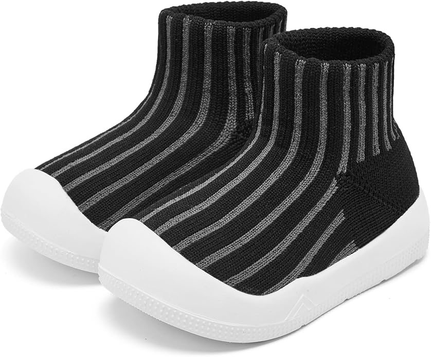 Engtoy Baby Shoes & Socks - Non-Slip Breathable Slippers with Soft Rubber Sole - Baby Boys & Girls Slip On Sneakers