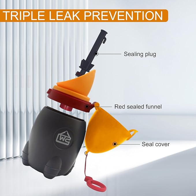 2025 Upgraded Travel Urinal for Kids,Rocket Toys Portable Emergency Urinal for Toddler,Light and Easy to Carry,Suitable for Car,Travel,Camping and Children's Urinal Potty Training(Vitality Orange)