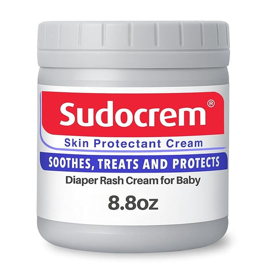 Sudocrem Diaper Rash Cream for Baby's Skin, Triple Action Diaper Rash Paste that Soothes, Treats and Protects, 15.29% Zinc Oxide Cream - 8.8oz (250g)