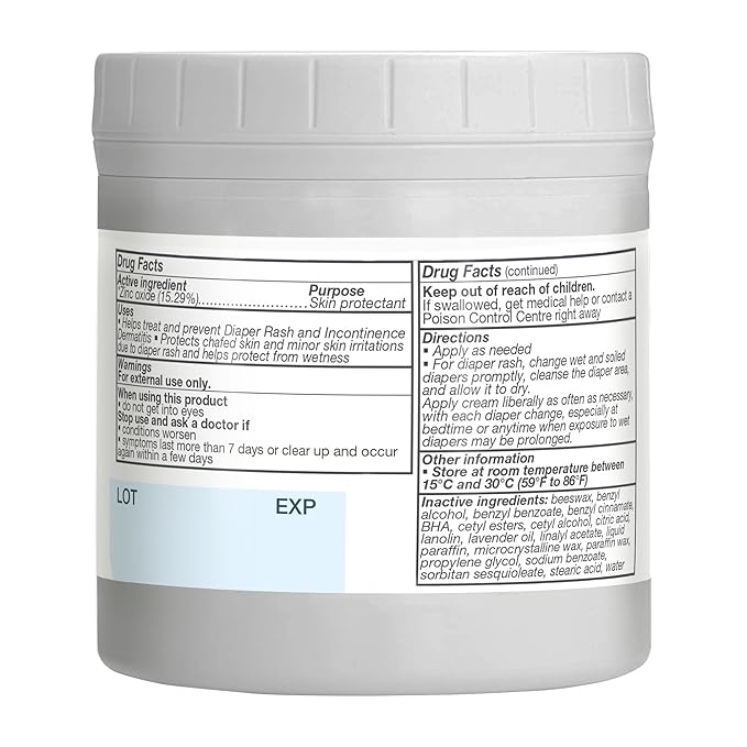 Sudocrem Diaper Rash Cream for Baby's Skin, Triple Action Diaper Rash Paste that Soothes, Treats and Protects, 15.29% Zinc Oxide Cream - 8.8oz (250g)