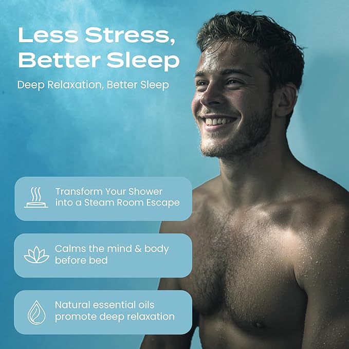 Body Restore Shower Steamers Aromatherapy 30 Pack - Boo Basket Stuffers for Women, Christmas Stocking Stuffers, Birthday Gifts, White Elephant, Relaxation, Self Care - Collector's Box