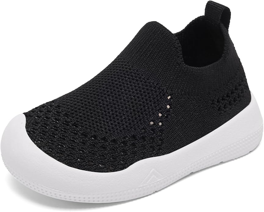 Eashi Baby Boy Girl Non-Skid Indoor Infant Walking Shoes Breathable Warm Elastic Sock Shoes with Memory Sole Protect Toes Outdoor Sneakers