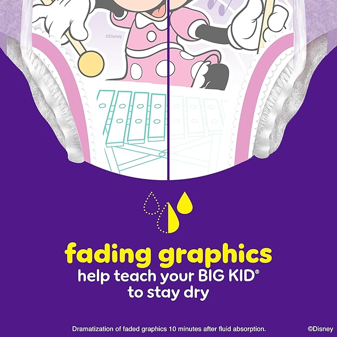 Pull-Ups Girls' Potty Training Pants, Size 5T-6T Training Underwear (46+ lbs), 60 Count