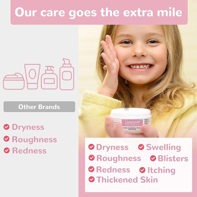 Baby Eczema Relief Cream, All-Natural Herbal Formula for Safe, Soothing Skin Protection Against Rashes, Dryness, Redness, and Itchiness, 3.53oz