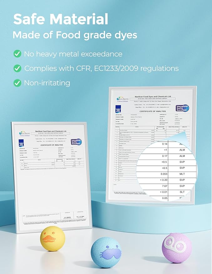 Momcozy Natural Essential Oil Bath Bombs,3 Pcs Bubble Bath Fizzy Balls with 3 Cute Animal Shapes,Bath Bombs Gift Set for Kids Girls Boys Toddler, Ideal Gift for Birthday, Bath Bomb Kit