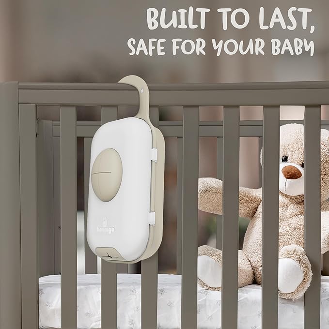 keepigo| Baby pink Diaper Bag Wipe Dispenser | 3-in-1 Portable Diaper Caddy Organizer, Baby Wipe Holder with Disposable Bags | Baby Essentials for Newborns, Toddlers, Travel & Baby Shower Gifts