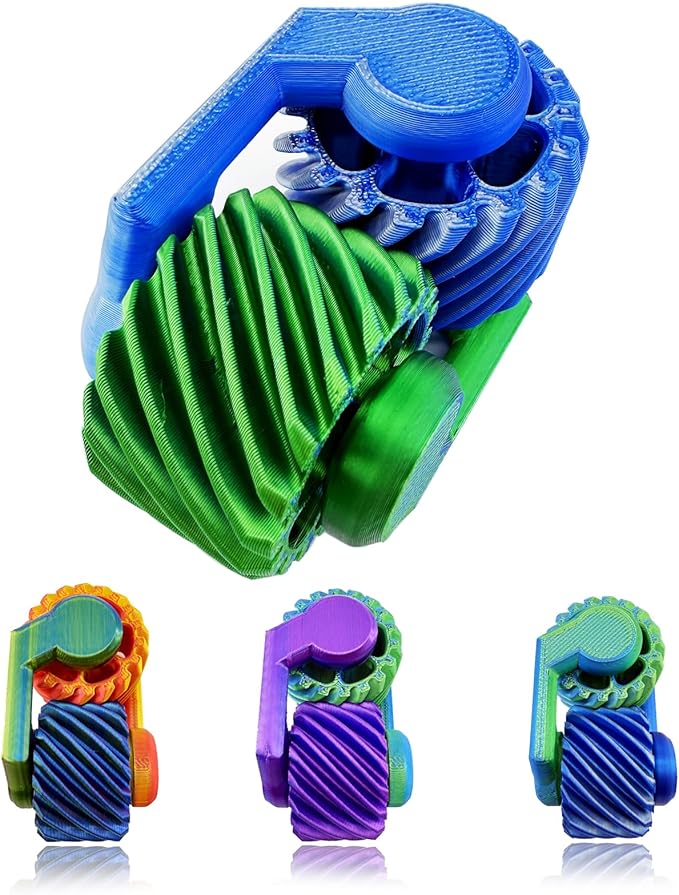 Fidget Spinner 3D Printed Toys Gears,Fidget Toys for Kids Adults, Sensory Toys for Anxiety Stress Relief,Pocket Mini Fidget Toy, Novelty Gifts for Friends,Party Favors for Kids Adults,Classroom Prizes