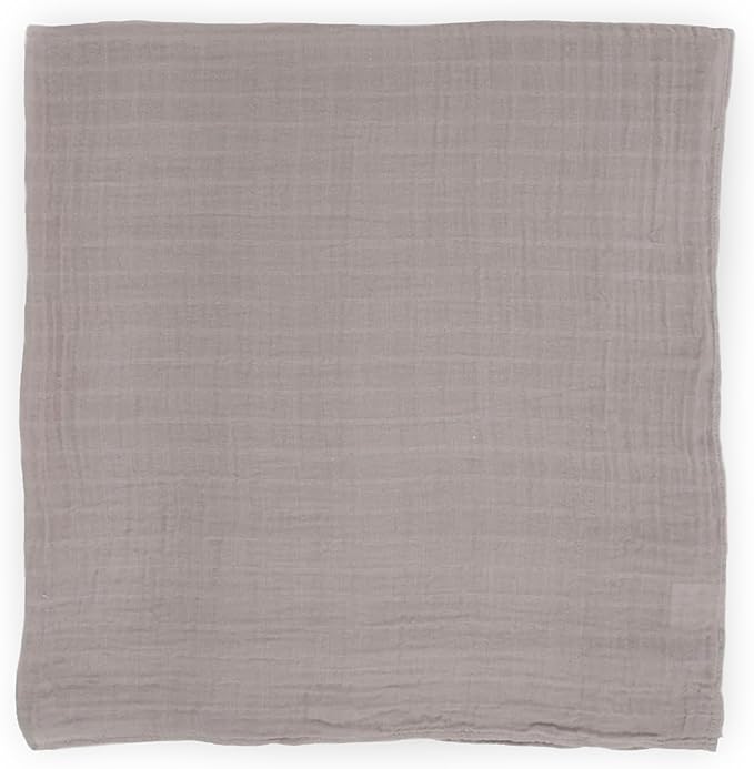 Little Unicorn Premium Cotton Swaddle Baby Blanket | Breathable Fabric | for swaddling, Play, Nursing & More (Porpoise)