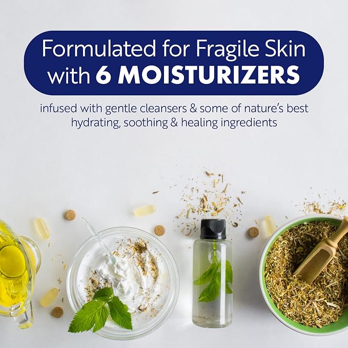 Homecare Pro Oversized Daily Cleansing Adult Wipes With 6 Moisturizers Wet Cleansing, Rinse Free, Bathing Wipes, Hospital Grade pH Balanced for Fragile Skin - | 48 Count XL |- 1 Pack