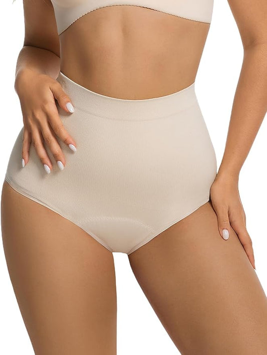 Incontinence Underwear for Women, Comfort Control Shapewear for Women, Postpartum Leakproof High Waisted Washable