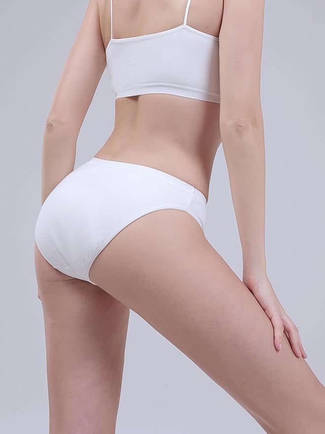 AIRCUTE Washable Absorbency Urinary Incontinence Underwear for Women, Girls Bikini Panties for Bladder leaks Flow 90ML