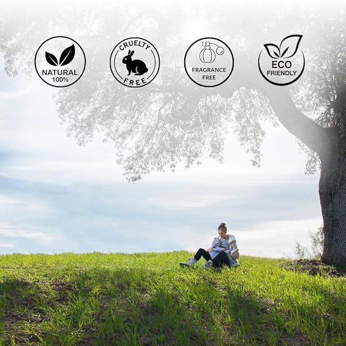 Irene Organics Baby Eczema Relief Balm, Healing Ointment Baby Moisturizing Cream for Eczema, Dry, Itchy Skin. Award Winning Baby Skincare for Sensitive Skin, Safe for Newborns, Kids and Adults