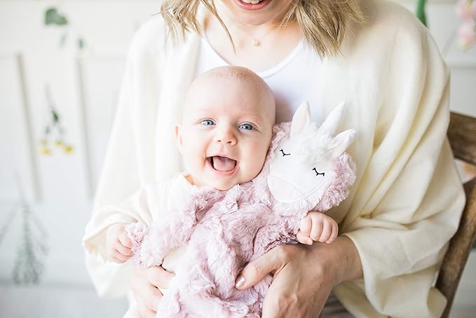 Slumberkins Unicorn Snuggler & 2 Board Books Complete Set Bundle | Promotes Authenticity, Confidence & Healthy Fiendships | Social Emotional Tools for Ages 0+ (Unicorn Snuggler Plush + 2 Board Books)