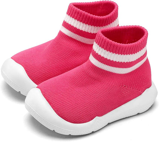 Engtoy Baby Shoes & Socks - Non-Slip Breathable Slippers with Soft Rubber Sole - Baby Boys & Girls Slip On Sneakers