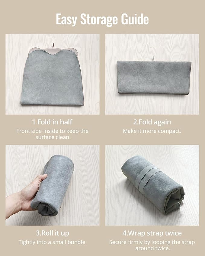 Blissful Diary Vegan Leather Portable Changing Pad, Wipeable & Waterproof Baby Change Mat in Diaper Bag, Travel Essential & Registry Gift, Taupe