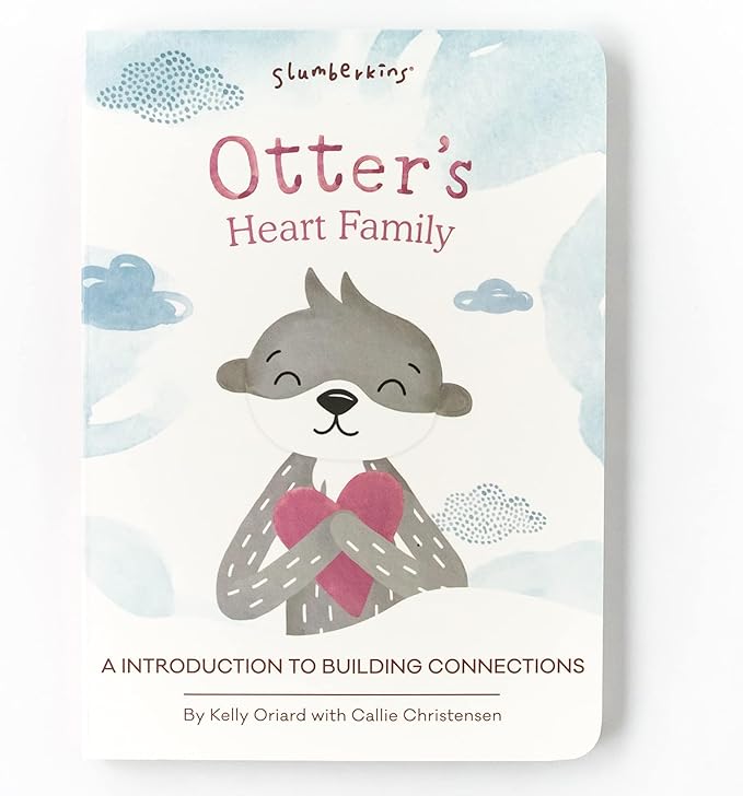 Slumberkins Otter Snuggler & 2 Board Books Complete Set Bundle | Promotes Family Bonding, Building Connections & Acceptance | Social Emotional Learning (Otter Snuggler Plush + 2 Board Books)