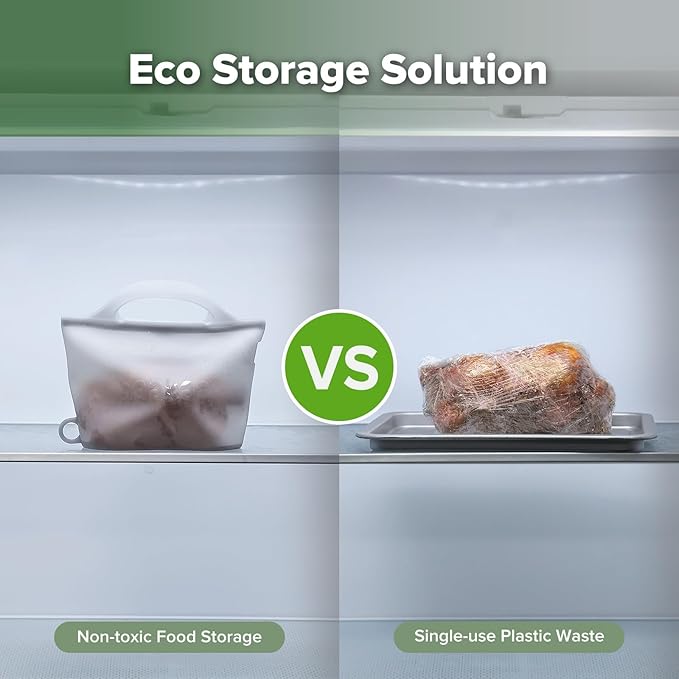 Haakaa On-The-Go Silicone Microwave Steamer & Steriliser Bag, 40oz/1250ml Reusable Silicone Steaming Bags for Baby Bottles, Breast Pump, Accessories, Pacifiers, Teethers, 1PC