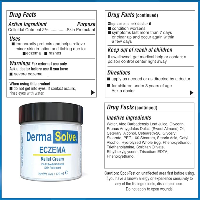Dermasolve Full Body Eczema Relief Lotion Cream - Flare Control Therapy Balm That Protects, Moisturizes, and Repairs Skin Kids, Babies & Adults - Steroid Free (4 Fl Oz, 2)