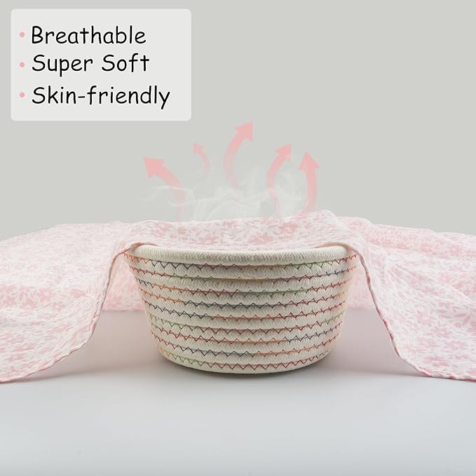 Softan 2 Pack Muslin Swaddle Blankets for Newborn, 36 x 40 inches Muslin Baby Receiving Blankets for Boys and Girls，Baby Newborn Gifts