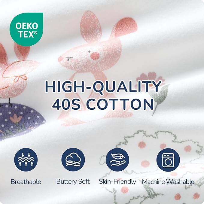 1.0 Tog 2.5 Tog Baby Sleep Sack, 100% Cotton Baby Sleeping Bag 3-24M, 2-Way Zipper Baby Wearable Blanket