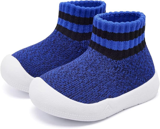 Eashi Baby Boy Girl Non-Skid Indoor Infant Walking Shoes Breathable Warm Elastic Sock Shoes with Memory Sole Protect Toes Outdoor Sneakers