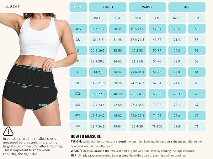 Women's Plastic Pants for Adult Diapers Incontinence Waterproof Cloth Diaper Cover Leakproof Rubber Underwear Alternative (Black, S)