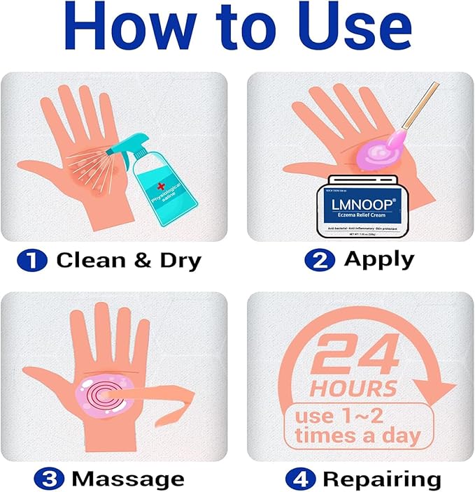 Eczema Cream for Dry, Itchy, Irritated, and Eczema Prone Skin, Maximum Strength Treatment Ointment for Rash, Psoriasis, Dermatitis(7.05oz)