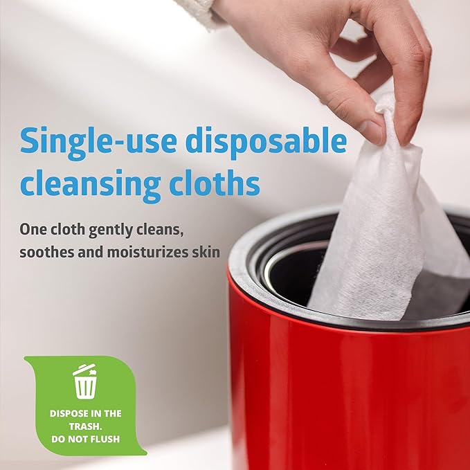 FitRight Aloe Quilted Heavyweight Personal Cleansing Cloth Wipes, Unscented, 576 Count, 8 x 12 inch Adult Large Incontinence Wipes