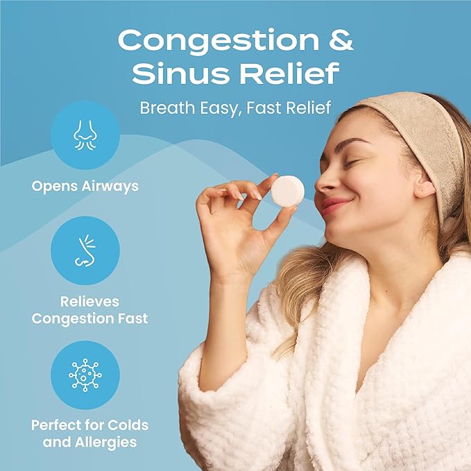 Body Restore Shower Steamers Aromatherapy 30 Pack - Boo Basket Stuffers for Women, Christmas Stocking Stuffers, Birthday Gifts, White Elephant, Relaxation, Self Care - Collector's Box