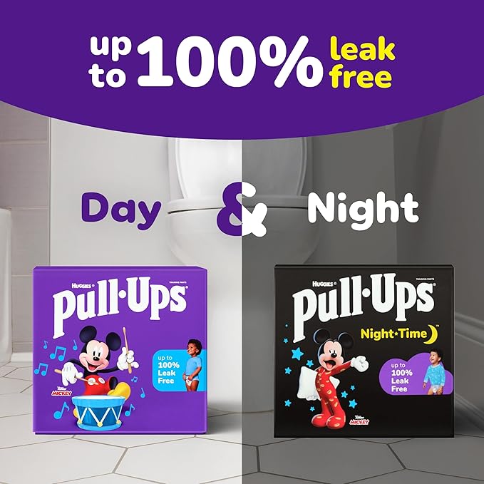 Pull-Ups Boys' Potty Training Pants, Size 3T-4T Training Underwear (32-40 lbs), 92 Count