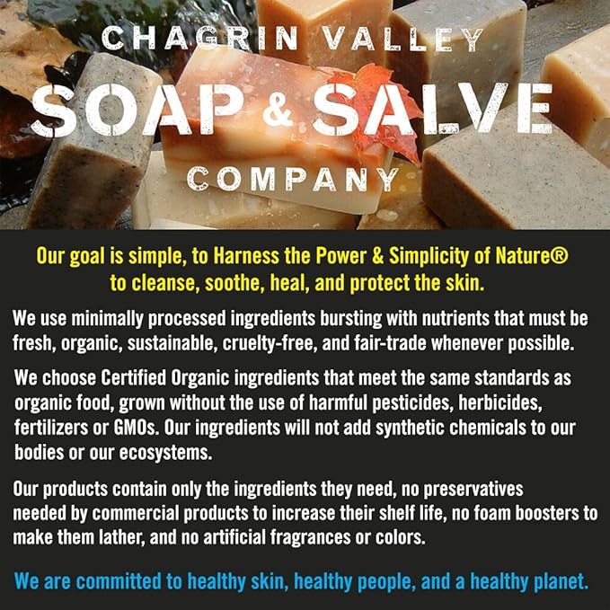 Chagrin Valley Soap & Salve Baby Shampoo Baby Soap Bar from Oat, Honey & Goat Milk - Unscented & Moisturizing - For Babies Sensitive Dry Skin & Eczema - 3.5 oz Shampoo Bar & Organic Body Wash