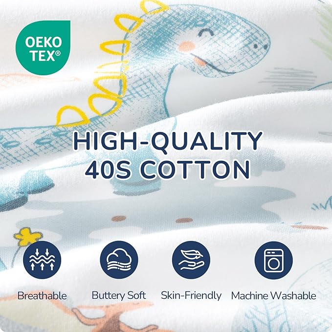 1.0 Tog 2.5 Tog Baby Sleep Sack, 100% Cotton Baby Sleeping Bag 3-24M, 2-Way Zipper Baby Wearable Blanket