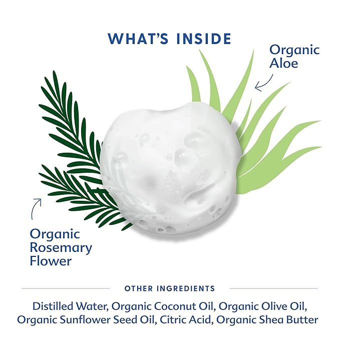 Motherlove Baby & All Soap (7.1 oz) Gentle Foaming All-Purpose Castile Soap Made with Organic Ingredients – Simply Unscented