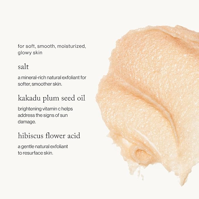 goop Beauty Microderm Body Polish | Exfoliating Scrub & Foaming Cleanser for Glowing Skin | Salts & Kakadu Plum Seed Oil for Hydration | Inspired by Microdermabrasion | 6 fl oz