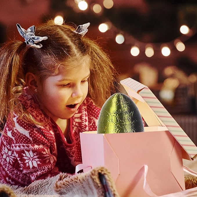 3D Printed Dragon Kids Dinosaur Toys 3D Printed Fidget Toys, Articulated Dragon Egg, 3D Dragon, Home Office Decor Executive Desk Toy 3D Printed Dragon Eggs with Dragon Inside (Black - Cyan)