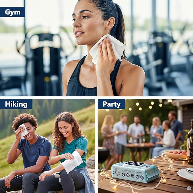 Adult Wipes For Elderly - 8"x13" Extra Large & Soft Wet Wipes for Adults Bathing No-Rinse Incontinence & Cleansing - Disposable Washcloths, Vitamin E & Aloe Infused 240ct (4 Packs of 60)