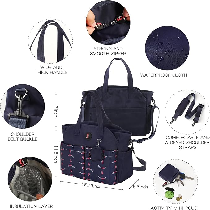 Diaper Bag Tote: Large Tote Baby Bag Boy Diaper Bag Stylish Girl Diaper Bag,Shoulder Mommy Bag