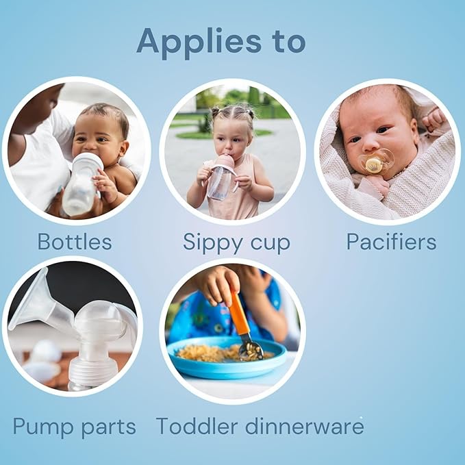 150Pcs Plant-Based Detergent Tablets for Bottle Washer – Baby-Safe, Residue-Free Cleaning for Baby Brezza,GROWNSY,Momcozy and Papablic Bottle Washer