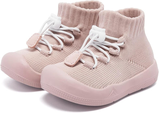 Engtoy Baby Shoes & Socks - Non-Slip Breathable Slippers with Soft Rubber Sole - Baby Boys & Girls Slip On Sneakers