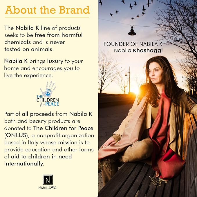 Sweet Surrender Bubble Bath with Almond & Honey Scent by Nabila K - Essential Oils with Natural Ingredients for Sensitive Skin, Tear-Free, Gentle, Moisturizing - Luxury for Women & Men, 8 oz