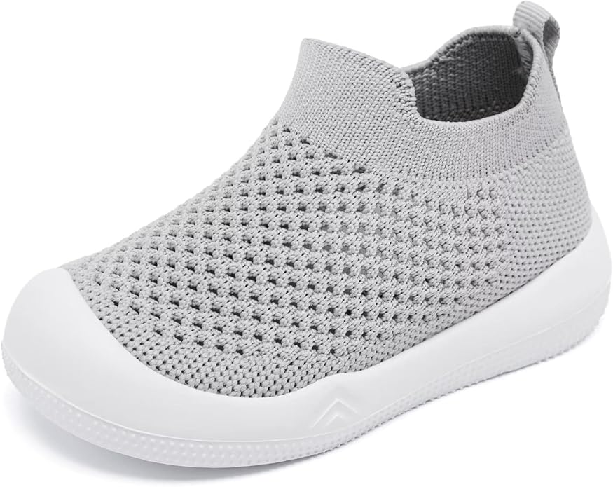 Eashi Baby Boy Girl Non-Skid Indoor Infant Walking Shoes Breathable Warm Elastic Sock Shoes with Memory Sole Protect Toes Outdoor Sneakers