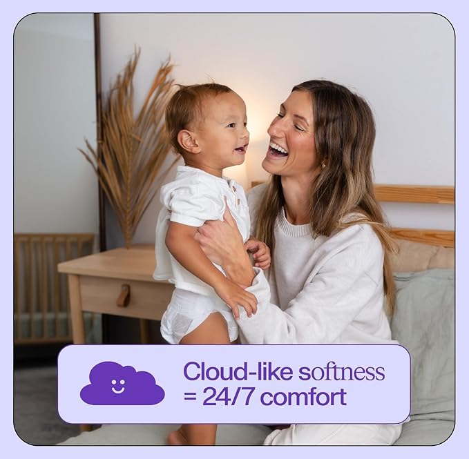 Freestyle BambooTek Diapers – (Size 3) Hyper Absorbent & Non-Toxic – Disposable Diapers for Sensitive Skin – Ultra Soft Diaper's (16-28 lbs) – 56 Count