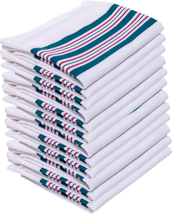 Vakly Hospital Baby Receiving Blankets [Pack of 12] 100% Cotton Flannel, 30''x40'' Cozy Unisex Swaddle for Newborn Babies for Girl or Boy