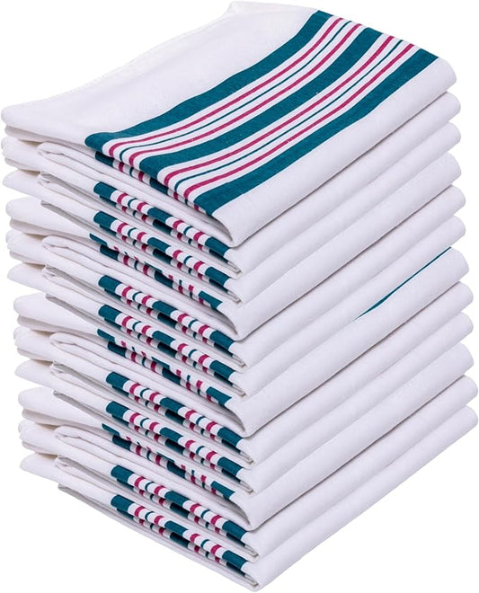 Vakly Hospital Baby Receiving Blankets [Pack of 12] 100% Cotton Flannel, 30''x40'' Cozy Unisex Swaddle for Newborn Babies for Girl or Boy