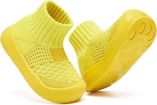 Engtoy Baby Shoes & Socks - Non-Slip Breathable Slippers with Soft Rubber Sole - Baby Boys & Girls Slip On Sneakers