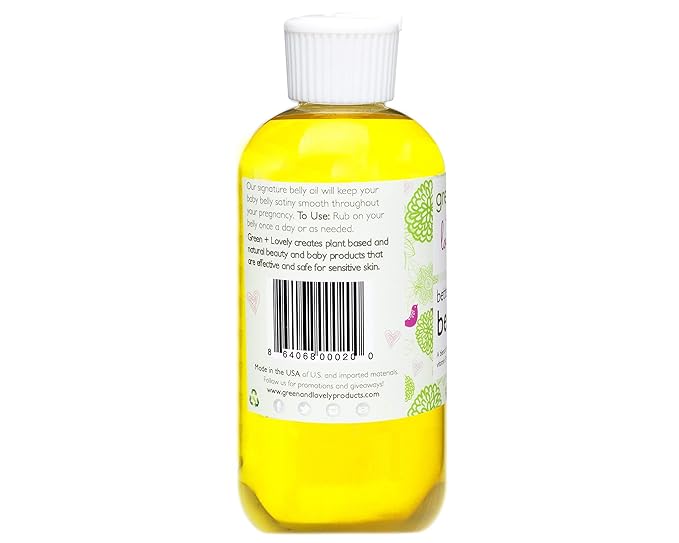Better than Butter Belly Oil(Tangerine) | Pregnancy Stretch Mark Prevention | 9 fl oz. Lasts for up to 6 Months | Natural Oil and Vitamin E Enriched for Amazing Skin Pre/Post Pregnancy