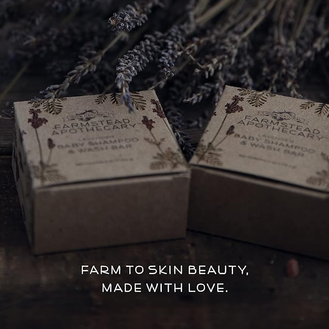 Farmstead Apothecary Baby Shampoo & Wash Bar 4.5 oz
